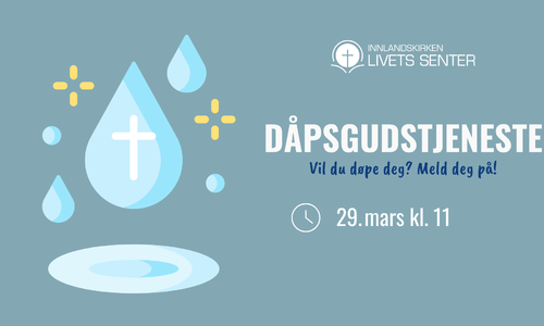 Dåpsgudstjeneste - meld deg på!