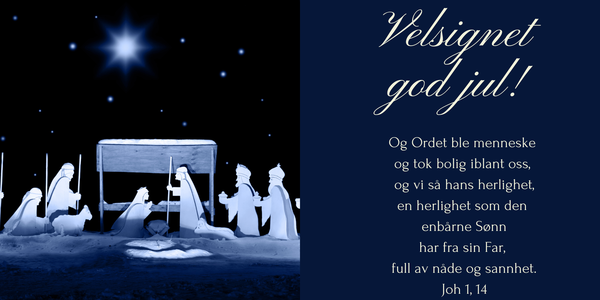 Julehilsen fra Fredrikstad Baptistmenighet!