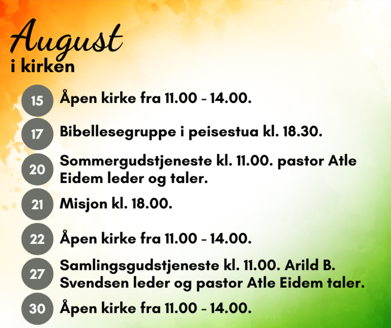 August i kirken