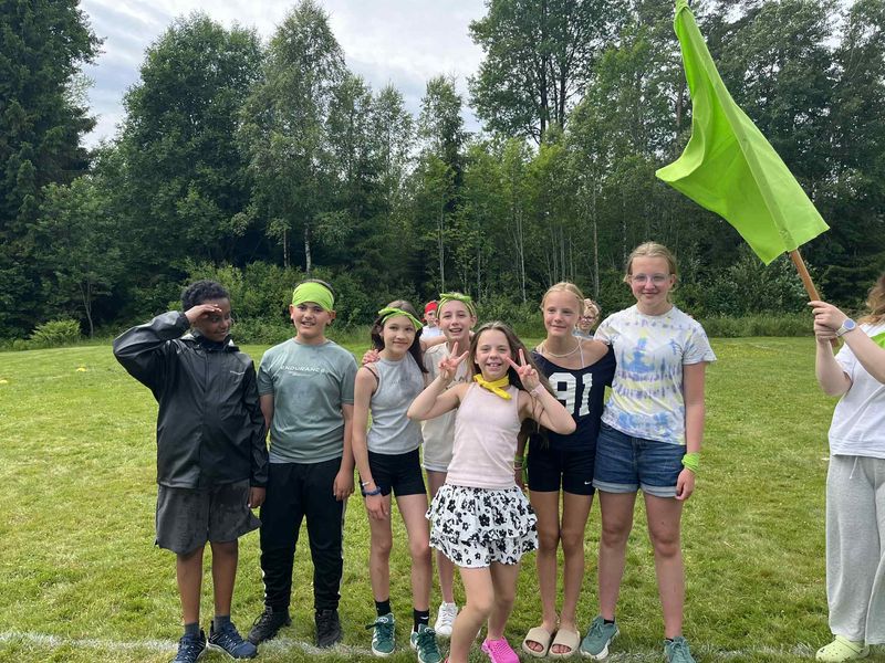 Juniorleir på Kornsjøbukta leirsted.