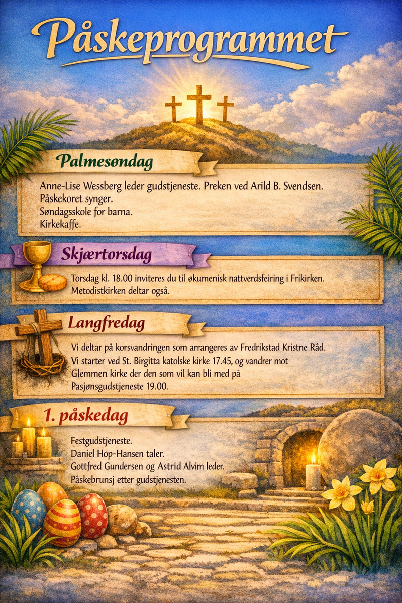 Påsken i Baptistkirken