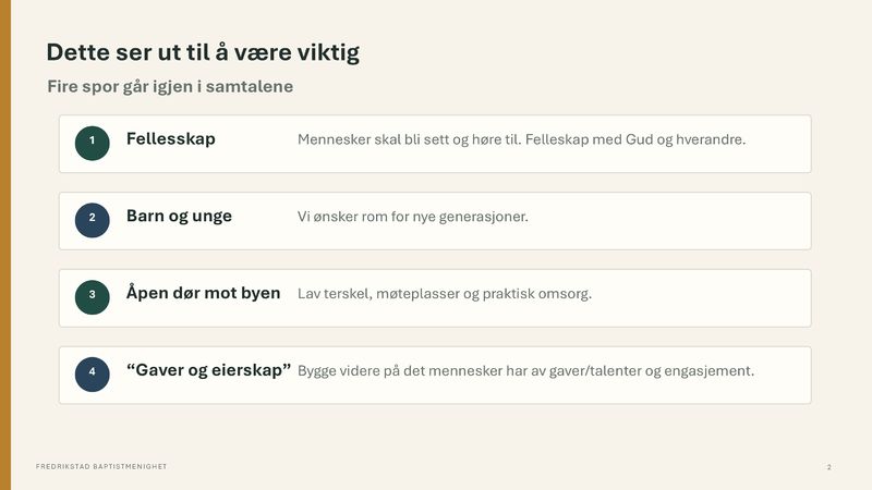 Fremtidsverkstedet: Fra mange ideer til noen tydelige spor