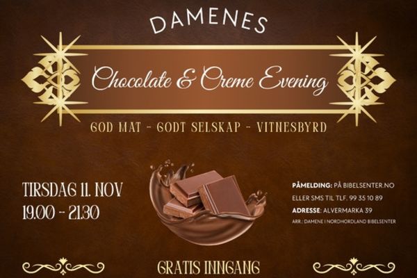 Damenes Aften tirs 11 nov kl 1900-2130