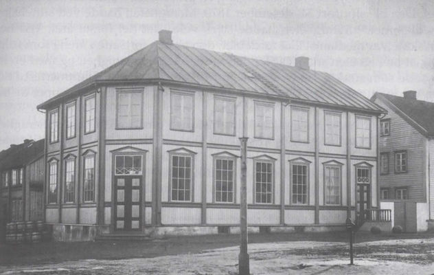 Tromsø Baptistmenighet, baptistkirken Tabernaklet som nytt i 1872. Kirken ble revet for å gi plass til ny kirke ca 1970