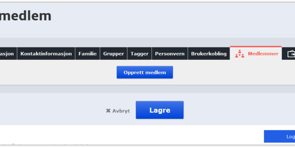 Hvordan legge til nytt medlem?