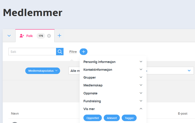 Kontroll av medlemsstatus