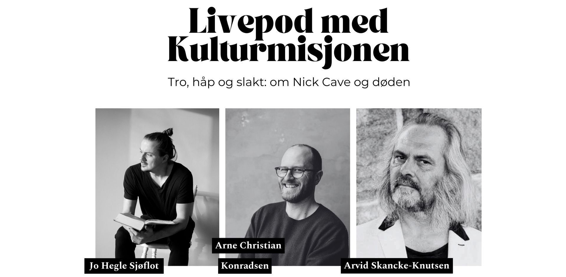Livepod med Kulturmisjonen - Tro, håp og slakt
