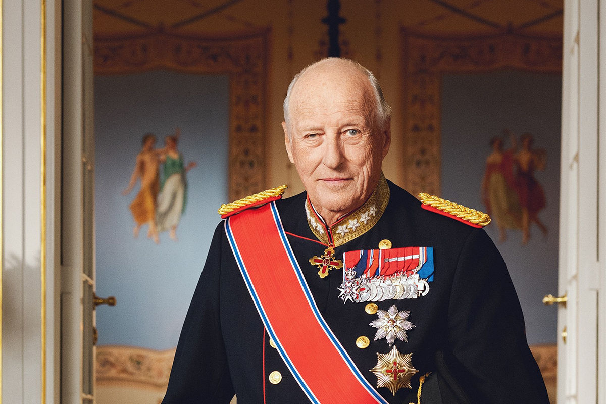 Kong Harald V er død