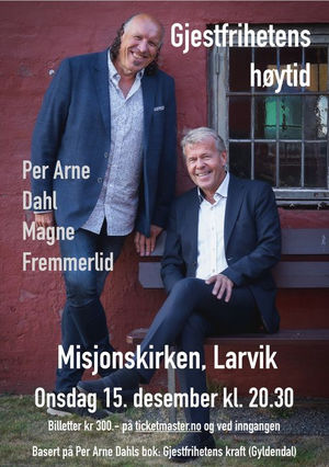 AVLYST Gjestfrihetens høytid - Julekonsert med Per Arne Daghl og Magne Fremmerlid