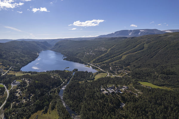 Ved foten av Hallingskarvet
