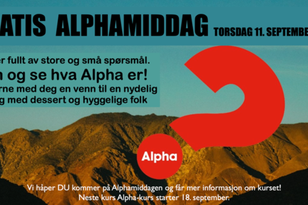 Alphamiddag 11. september