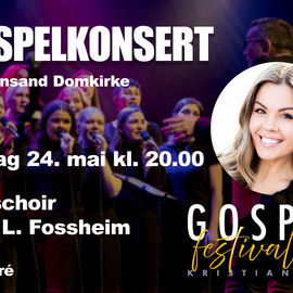 Gospelkonsert i Domkirka lørdag 24. mai 20.00!