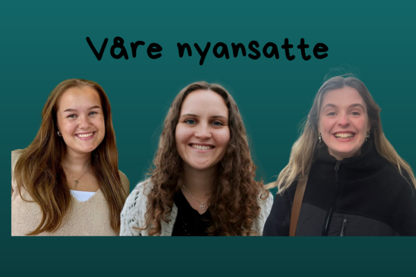 Velkommen til tre nye medarbeidere
