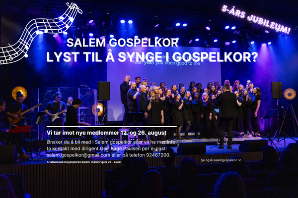 Lyst til å synge i Gospelkor?