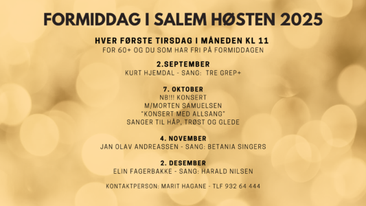 Formiddag i Salem høsten 2025