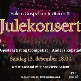 Salem Gospelkor inviterer til julekonsert