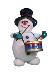 Снеговик барабанщик