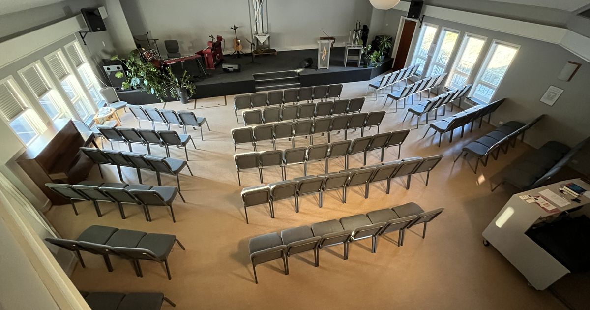 Kirkesal sett fra galleriet