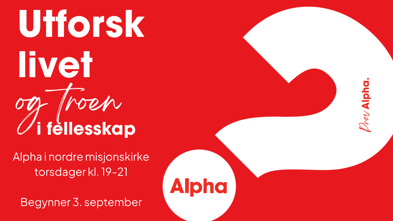 Alpha kurs i nordre høsten 2026