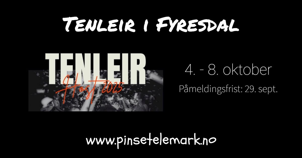 Tenleir Fyresdal høst 2025