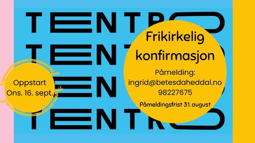 Påmeldingen til Tentro 26/27 er åpen!