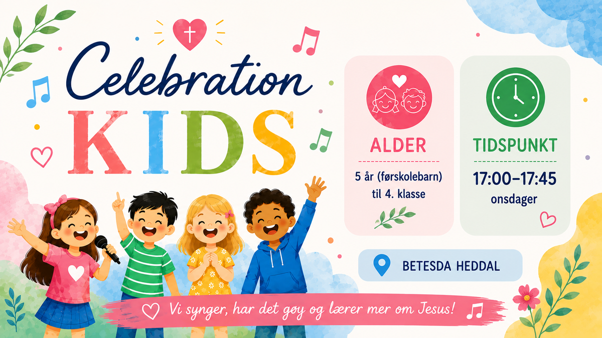 Bli med i Celebration Kids!