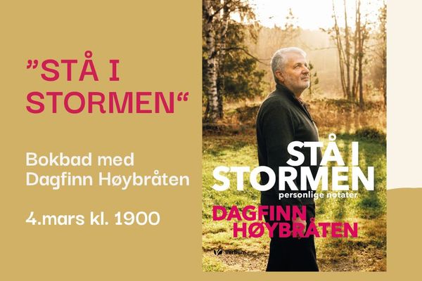 Bokbad med Dagfinn Høybråten