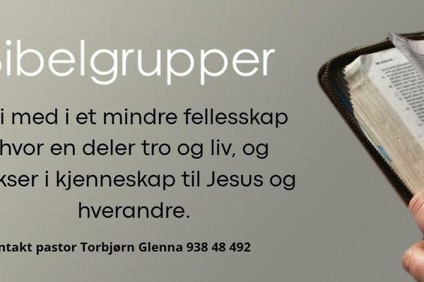 BIBEL-GRUPPER - ET STED Å DELE TRO OG LIV