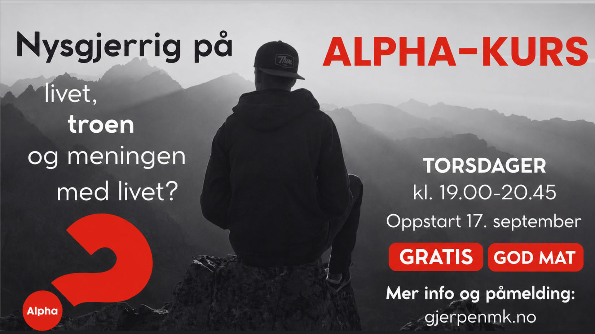 BLI MED PÅ ALPHA-KURS TIL HØSTEN :)