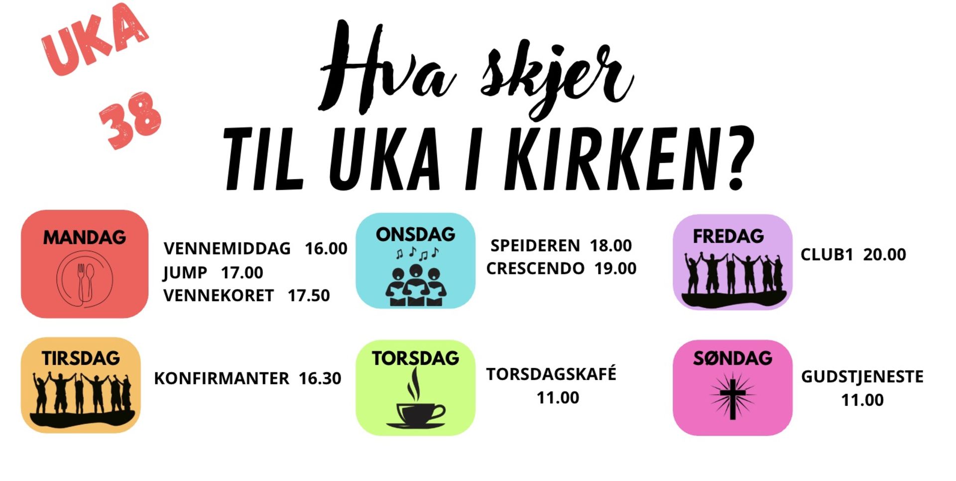 VELKOMMEN TIL GUDSTJENESTE