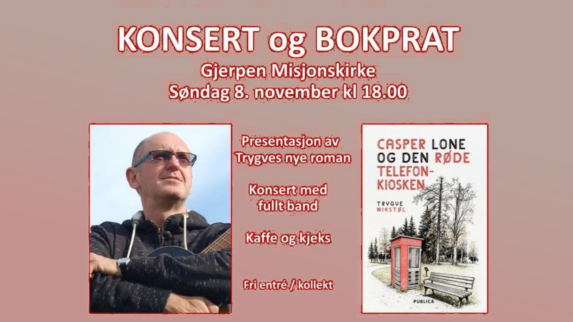 BOK-KONSERT MED TRYGVE