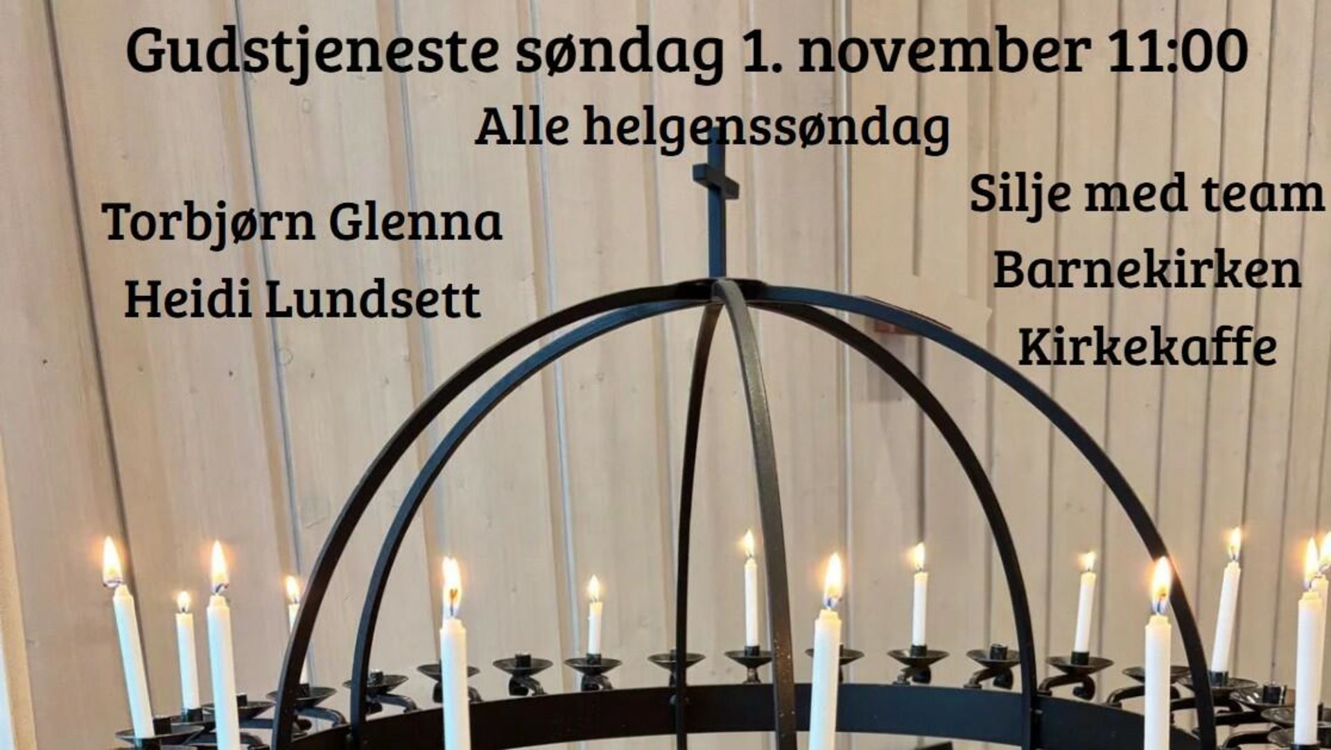 GUDSTJENESTE ALLEHELGENSSØNDAG