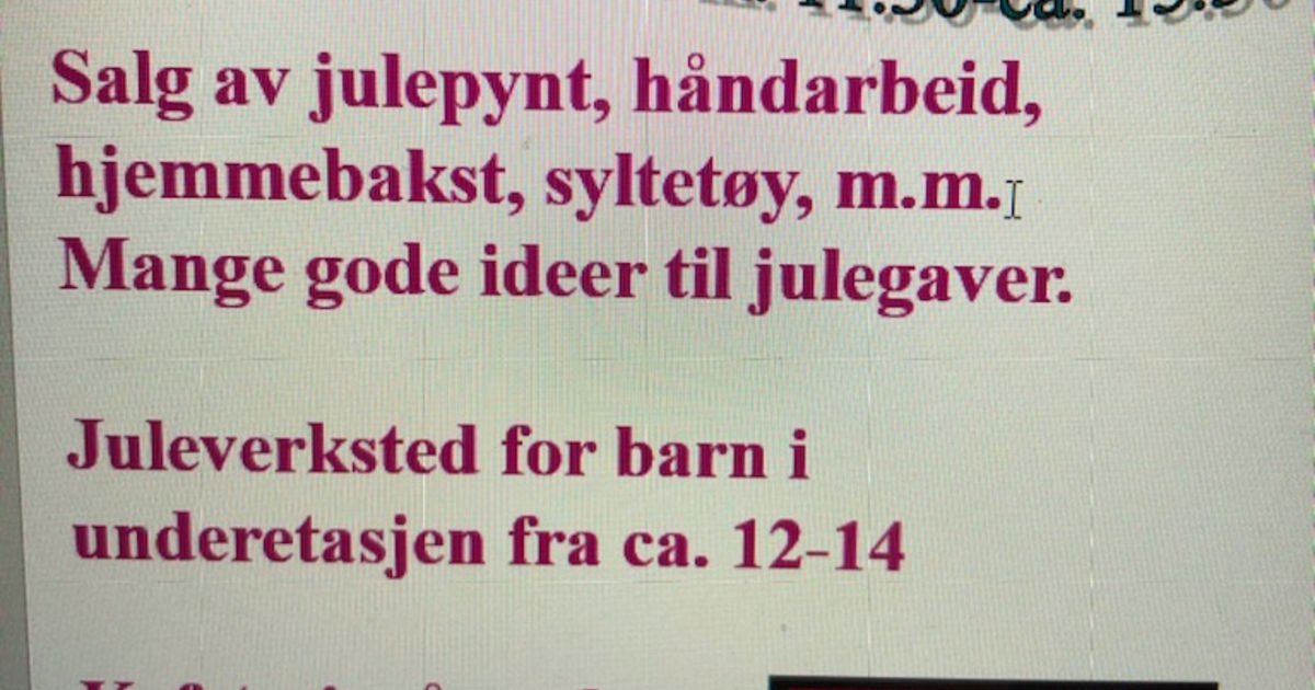 Julemessen 09.november 2024