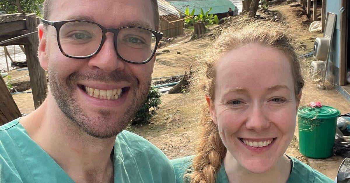 Besøk av Matt og Veronica B. Spreadbury