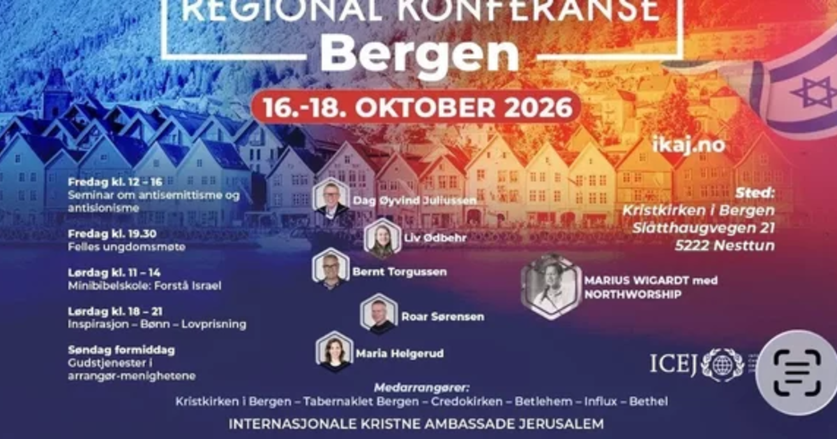 Konferanse i Kristkirken 16-18 oktober
