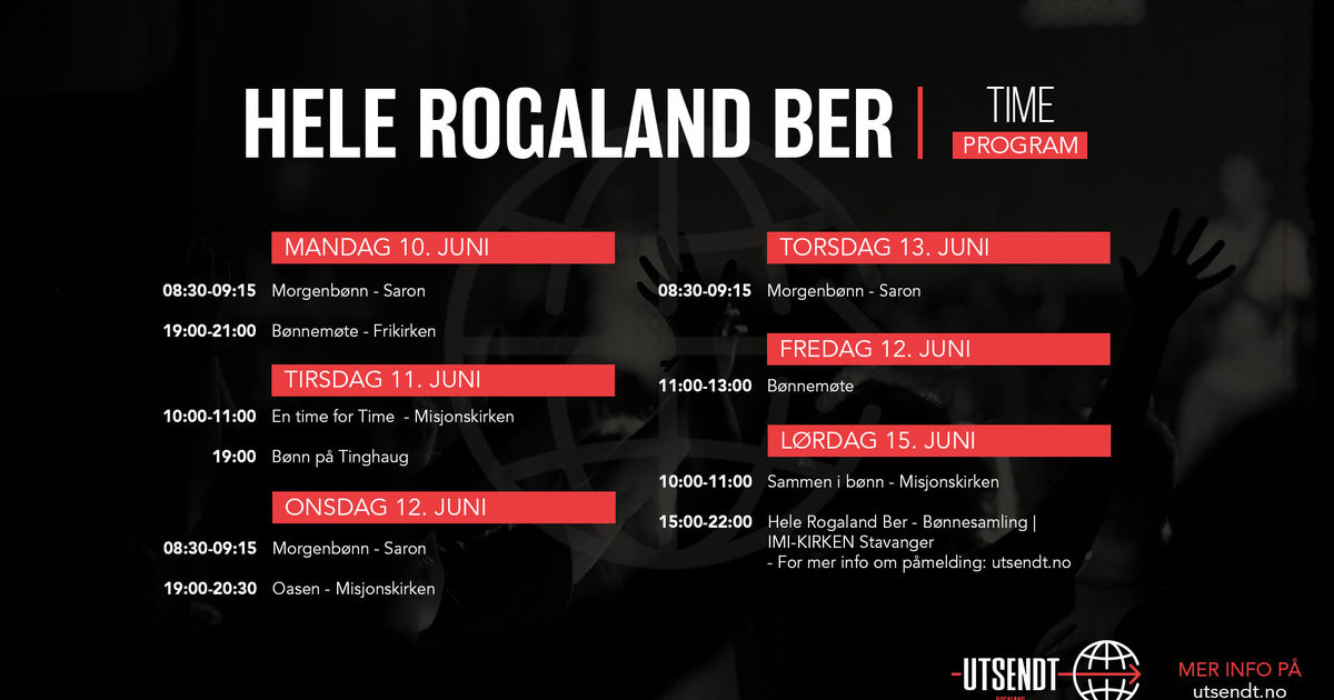 Hele Rogaland ber
