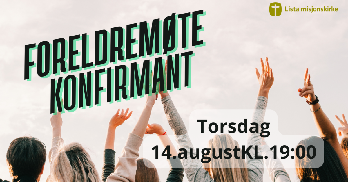 Foreldremøte konfirmant