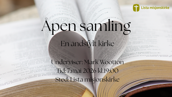 Åpen samling med Mark Wootton - En åndsfylt kirke
