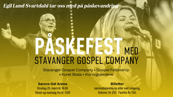 Påskefest i Sarons Dal Arena