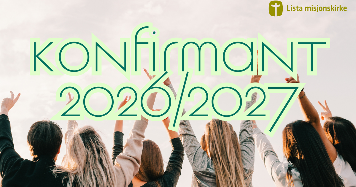 Konfirmant i Lista misjonskirke 2026/2027