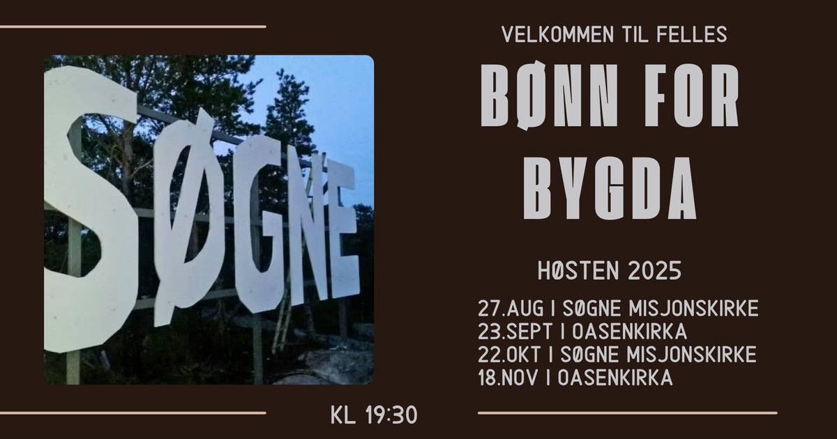Bønn for bygda