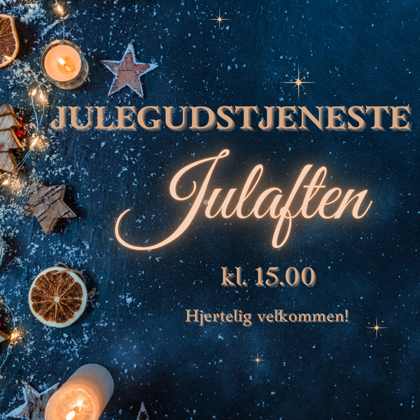 Julegudstjeneste julaften kl 15.00