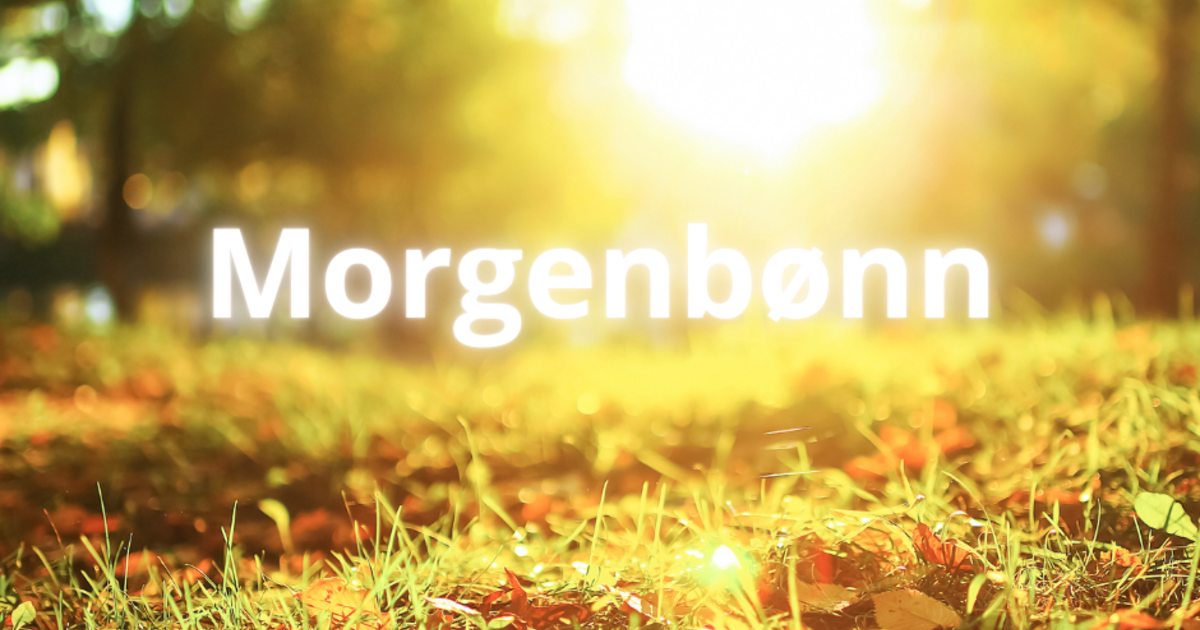 Morgenbønn