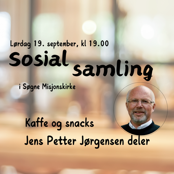 Sosial kveld med Jens Petter Jørgensen