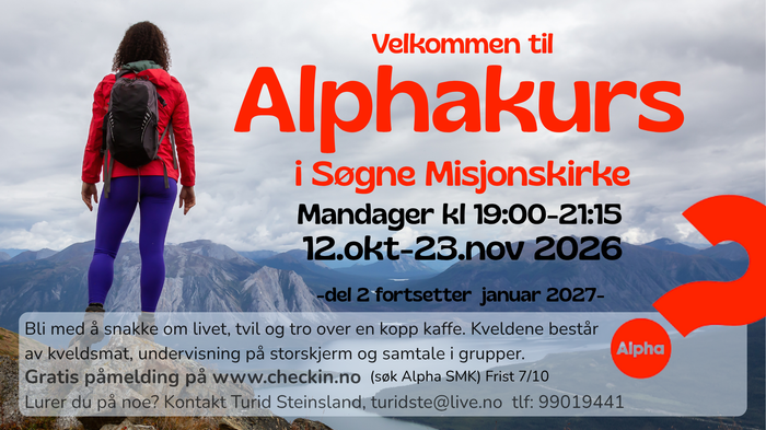 Alphakurs høst 2026