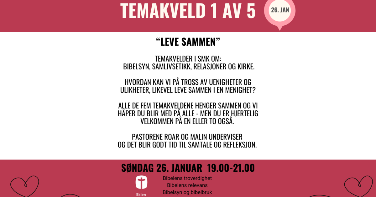 Velkommen til temakveld!
