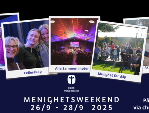 Bli med på Menighetsweekend!
