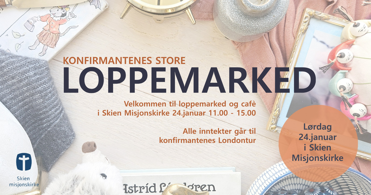 Konfirmantenes store loppemarked