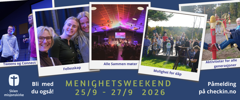 Bli med på Menighetsweekend i september!