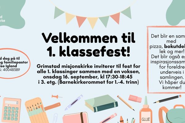 Begynt i 1.klasse i høst??